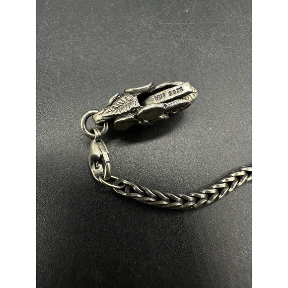 Trollbeads Sterling Silver 925 Foxtail Chain Bracelet 7” - Picture 5 of 8